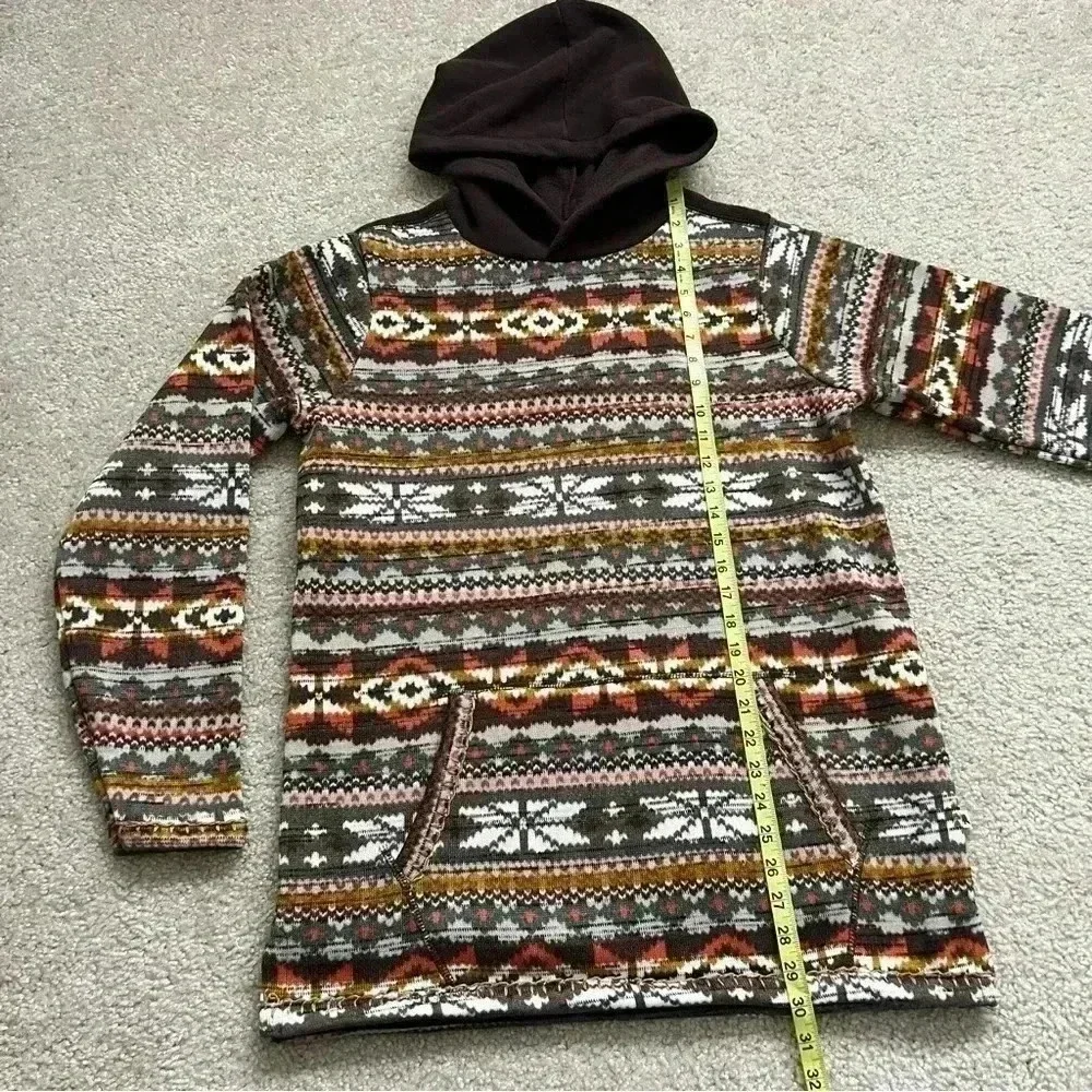 Dakota Grizzly Men’s Pullover Hoodie Sweatshirt Size Medium Hood Polyester Brown